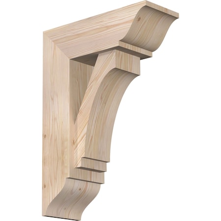 Ekena Millwork Imperial Traditional Smooth Bracket w/ Offset Brace, Douglas Fir, 7 1/2"W x 20"D x 28"H BKT0806X20X28IMP01SDF